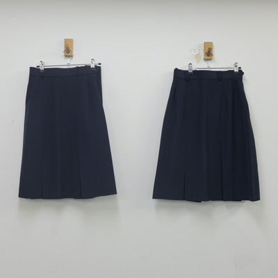 【中古】熊本県 熊本高等学校 女子制服 2点（スカート）sf023095