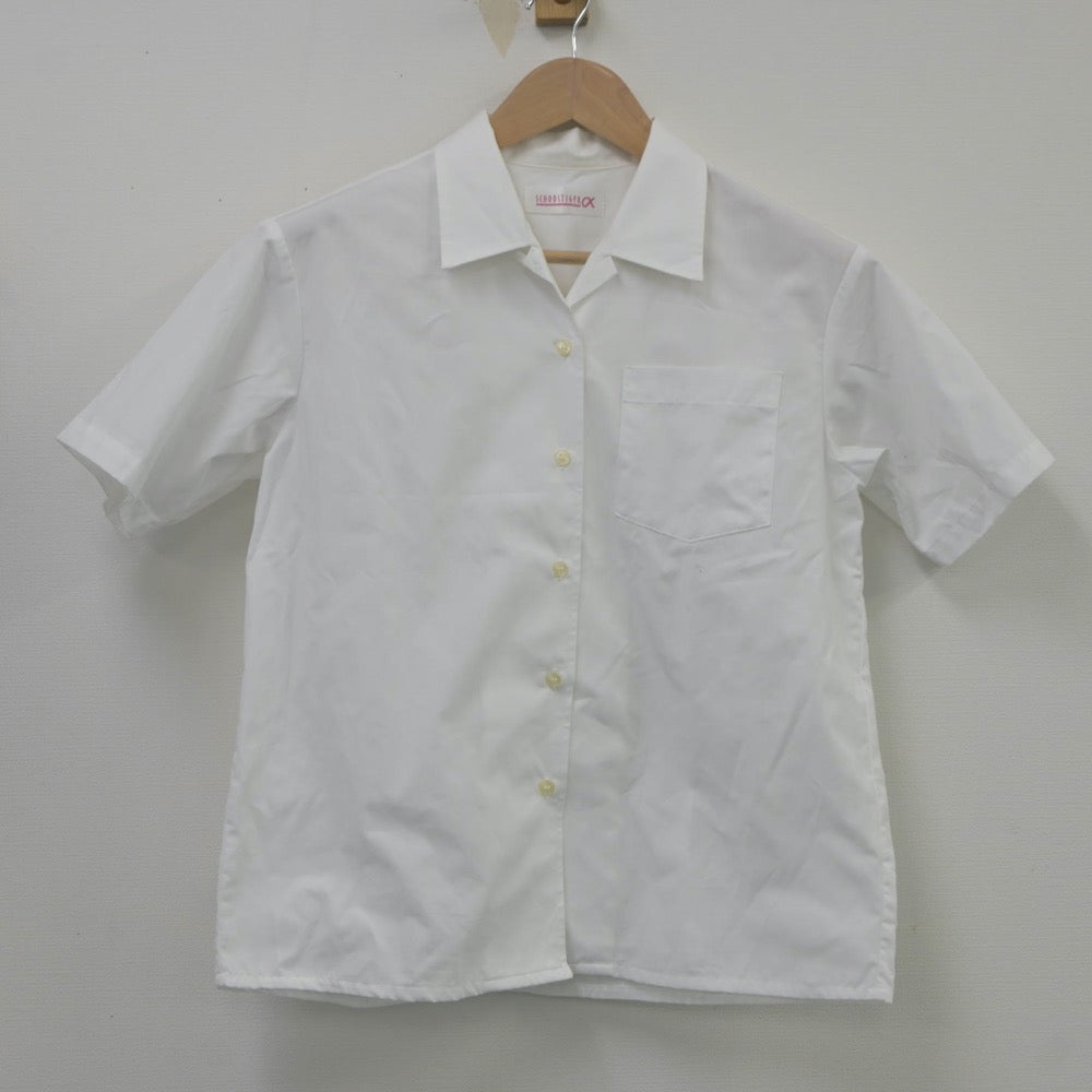 【中古】千葉県 検見川高等学校 女子制服 2点（ベスト・シャツ）sf023099