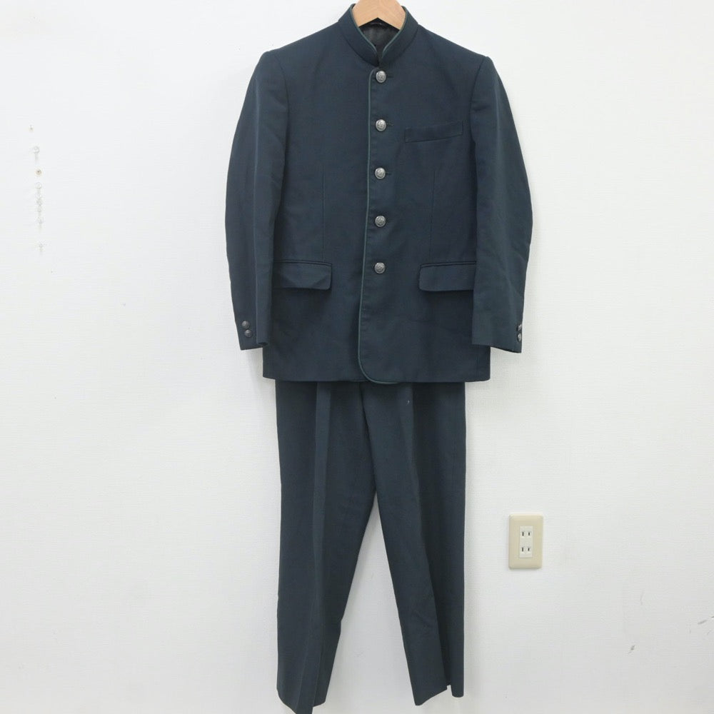 【中古】福岡県 西南学院中学校 男子制服 2点（学ラン・ズボン）sf023107