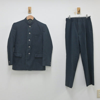 【中古】福岡県 西南学院中学校 男子制服 2点（学ラン・ズボン）sf023107