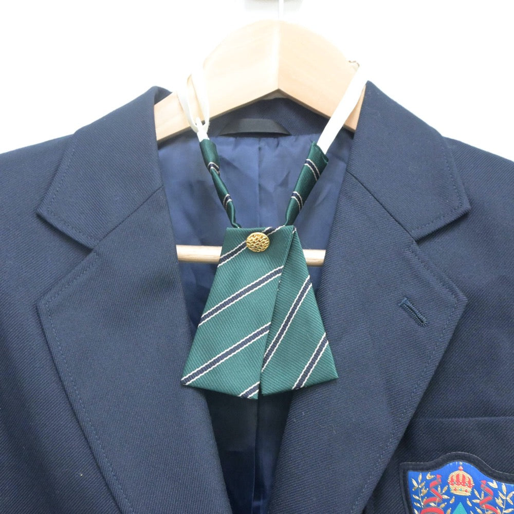 【中古】島根県 開星高等学校 女子制服 4点（ブレザー・スカート）sf023114