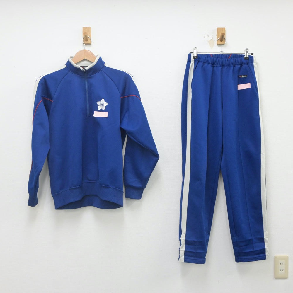 【中古】神奈川県 南加瀬中学校 女子制服 2点（ジャージ 上・ジャージ 下）sf023118