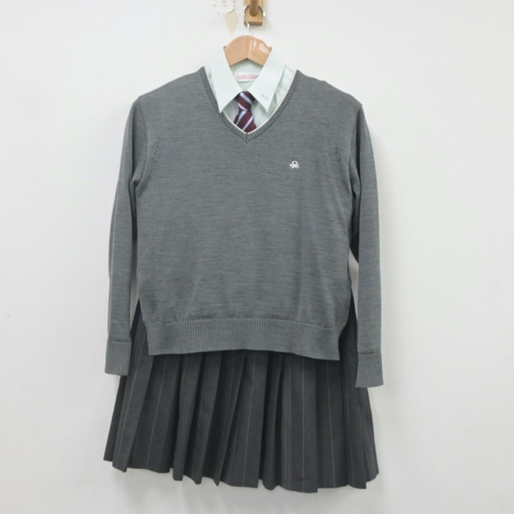 中古制服】北海道 北広島西高等学校 女子制服 5点（ブレザー・ニット・シャツ・スカート）sf023132【リサイクル学生服】 | 中古制服通販パレイド