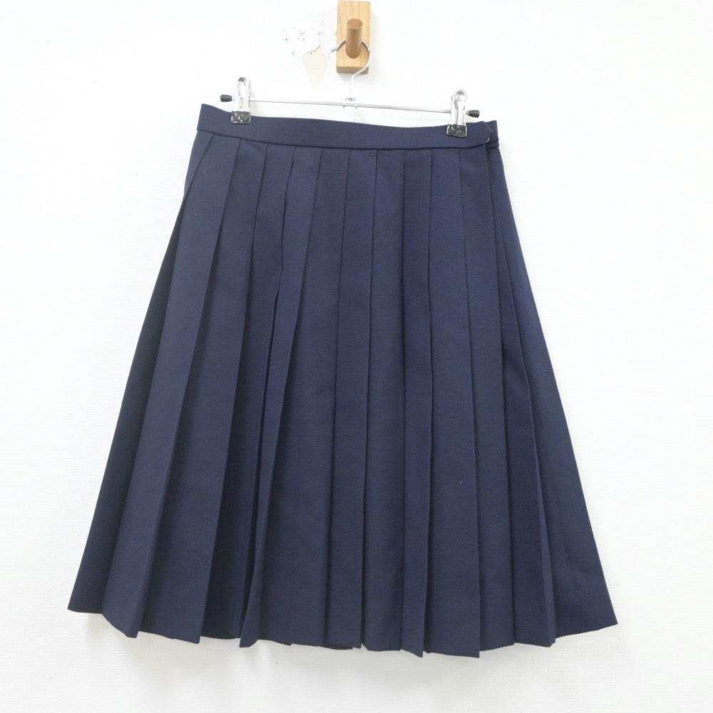 【中古】北海道 西の里中学校 女子制服 4点（ブレザー・ベスト・スカート）sf023134