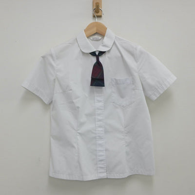 【中古】熊本県 帯山中学校 女子制服 3点（シャツ・スカート）sf023148