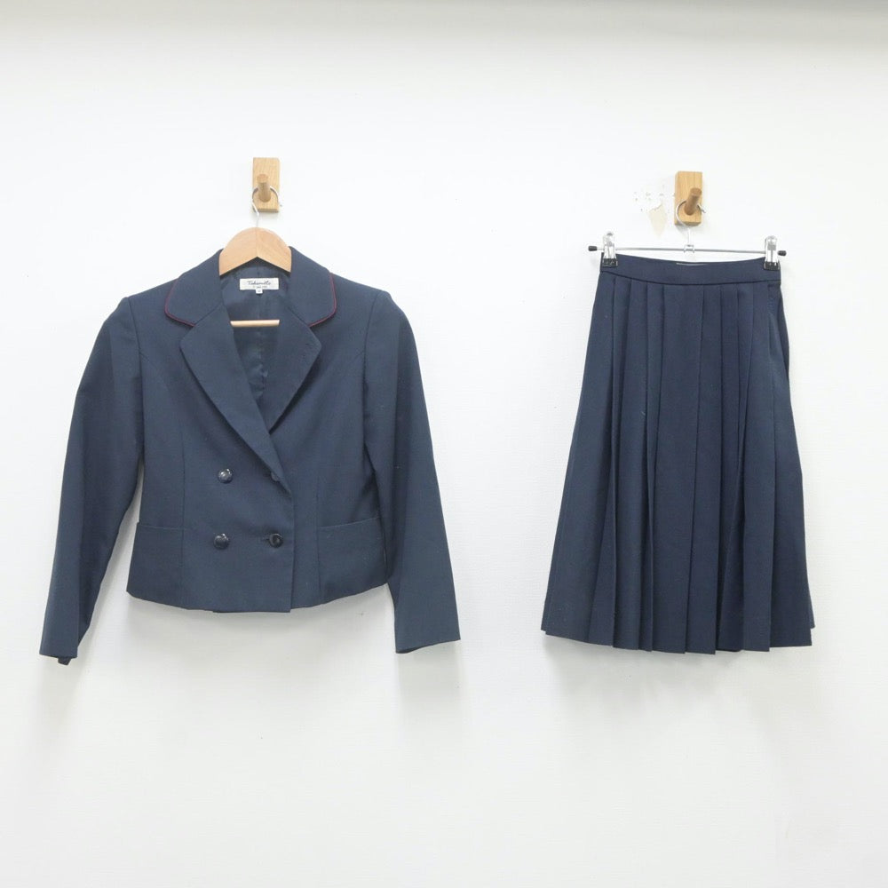 【中古】熊本県 熊本商業高等学校 女子制服 2点（ブレザー・スカート）sf023150