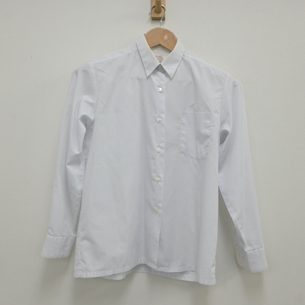 【中古】熊本県 済々黌高等学校 女子制服 3点（シャツ・ジャンパースカート）sf023157