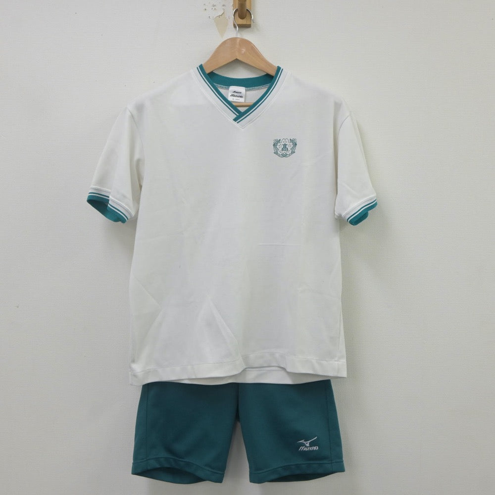 【中古】熊本県 済々黌高等学校 女子制服 2点（体操服 上・体操服 下）sf023159