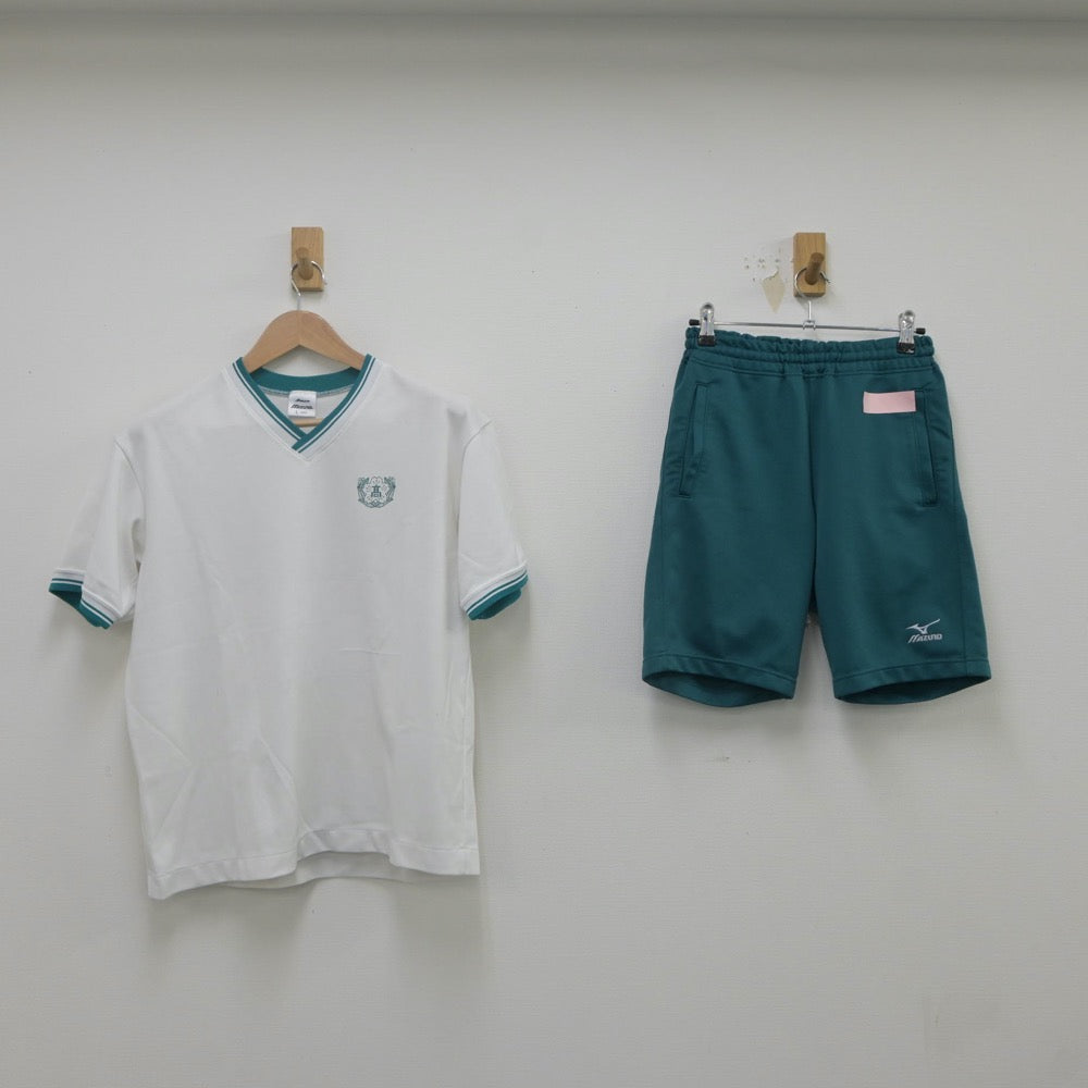 【中古】熊本県 済々黌高等学校 女子制服 2点（体操服 上・体操服 下）sf023159