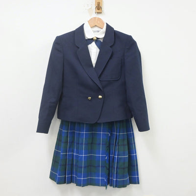 【中古】東京都 北豊島高等学校 女子制服 4点（ブレザー・シャツ・スカート）sf023160