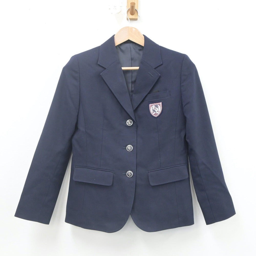 【中古】愛知県 神丘中学校 女子制服 3点（ブレザー・スカート）sf023175