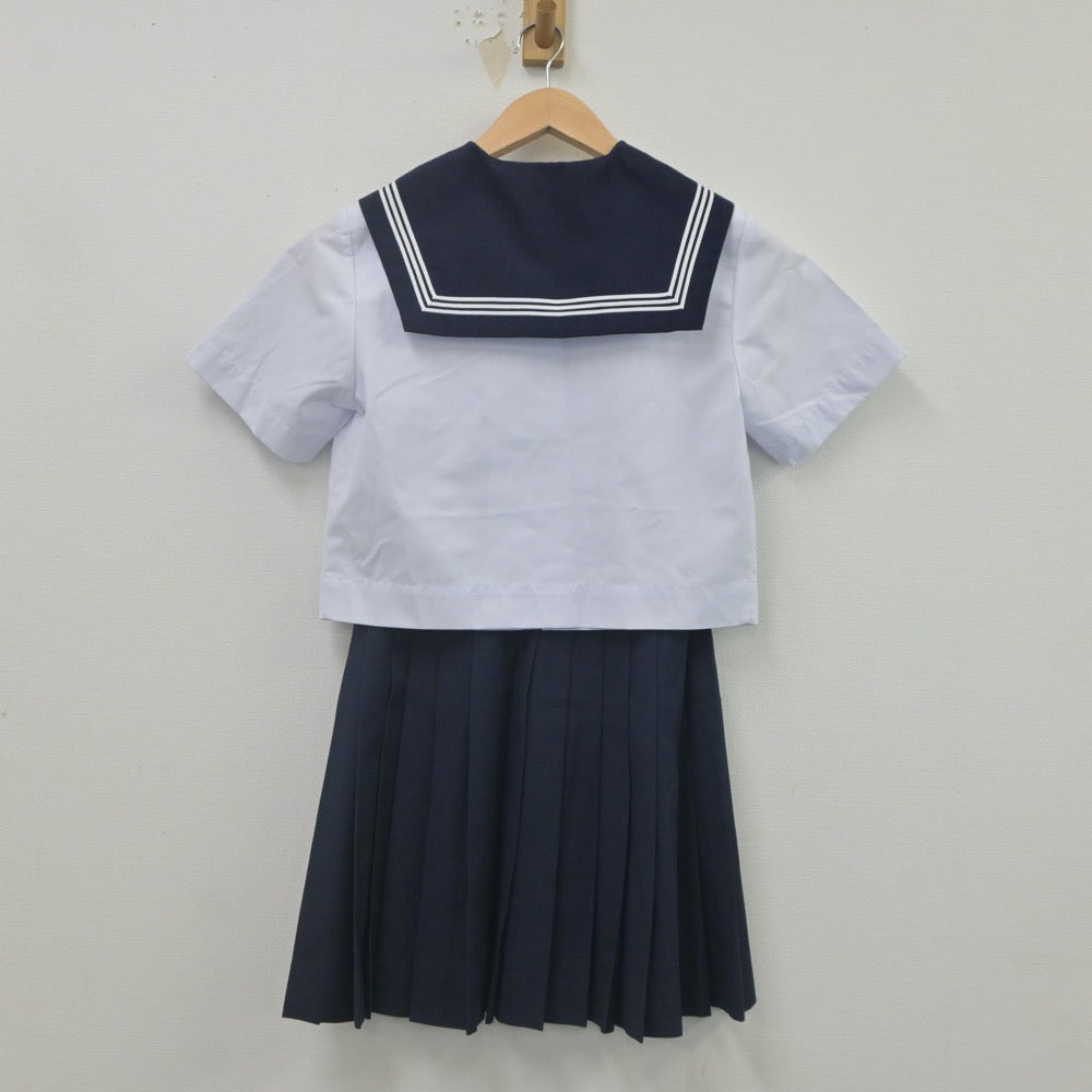 【中古】愛知県 瑞陵高等学校 女子制服 2点（セーラー服・スカート）sf023176