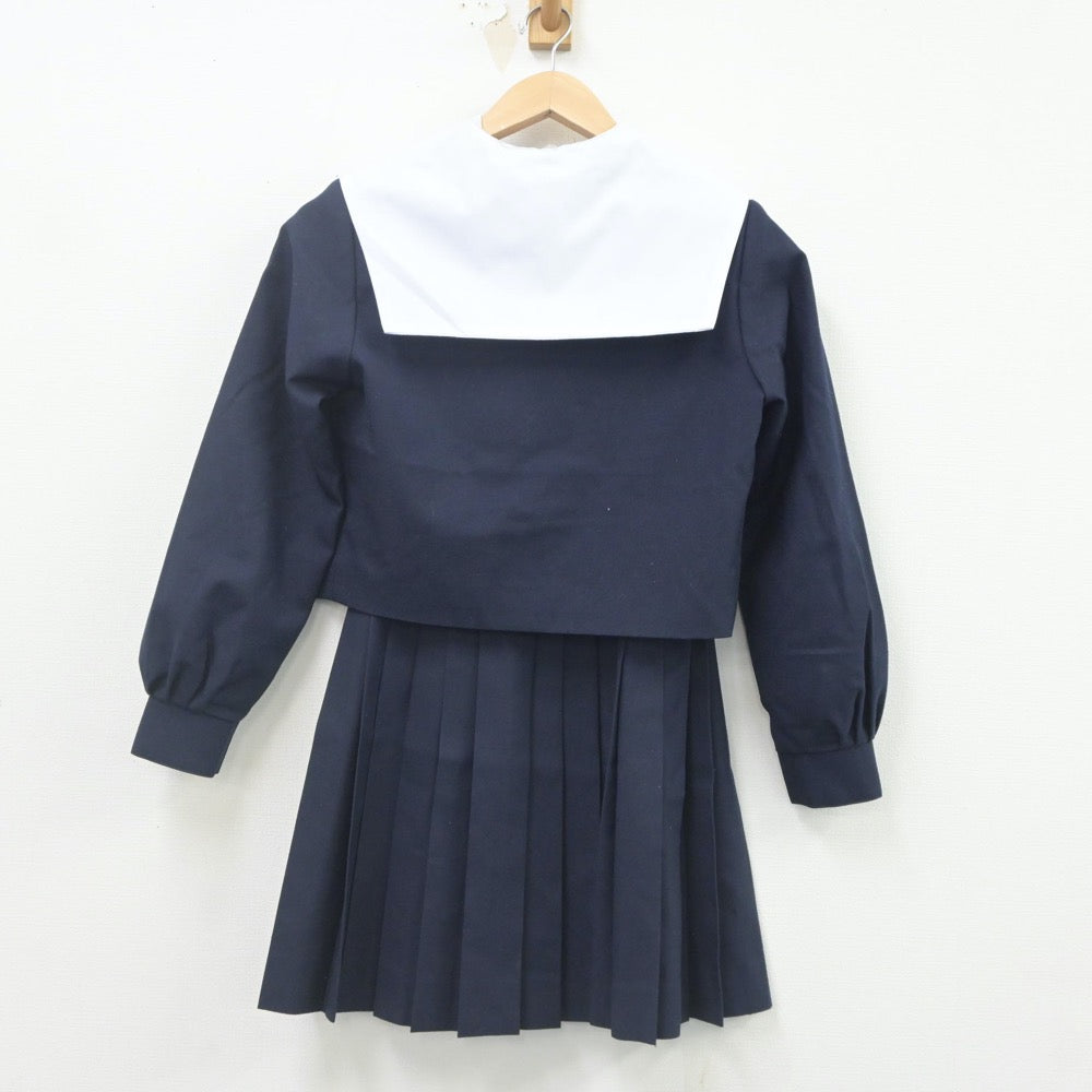 【中古】愛知県 瑞陵高等学校 女子制服 3点（セーラー服・スカート）sf023177