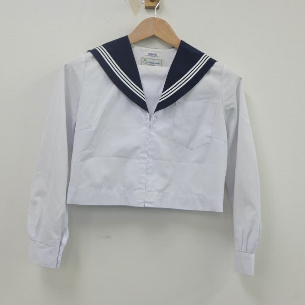 【中古】愛知県 瑞陵高等学校 女子制服 2点（セーラー服）sf023178