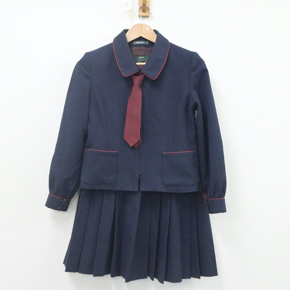 【中古】大阪府 高鷲中学校 女子制服 4点（セーラー服・スカート・スカート）sf023180