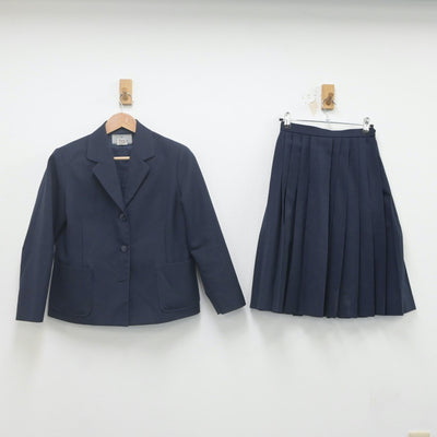 【中古】大阪府 河南高等学校 女子制服 2点（ブレザー・スカート）sf023181