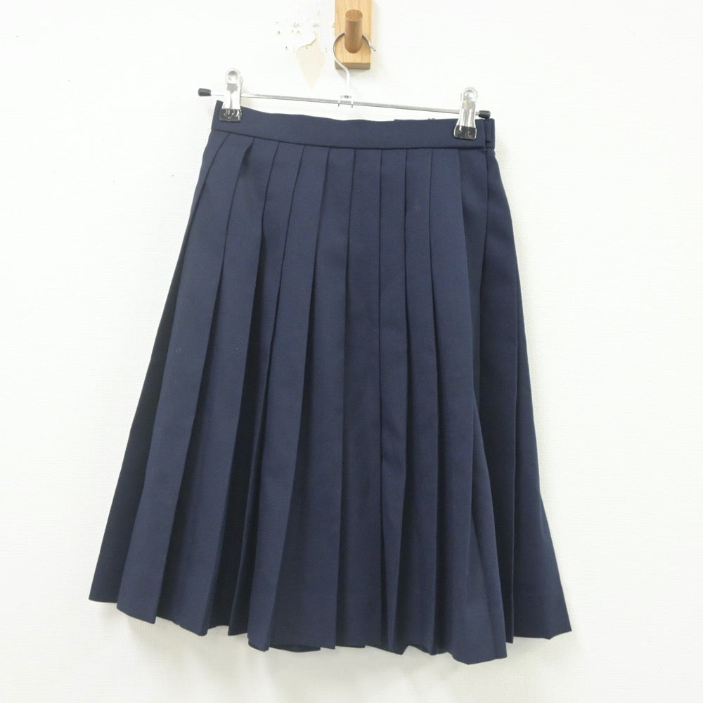 【中古】岐阜県 岐阜西中学校 女子制服 3点（セーラー服・スカート）sf023185