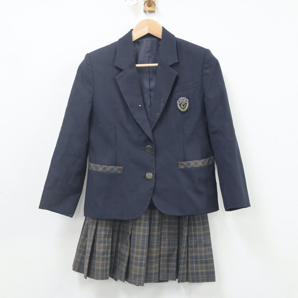 【中古】埼玉県 桶川高等学校 女子制服 2点（ブレザー・スカート）sf023186