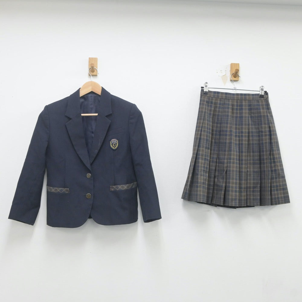 【中古】埼玉県 桶川高等学校 女子制服 2点（ブレザー・スカート）sf023186