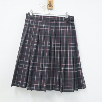 【中古】山梨県 帝京第三高等学校 女子制服 5点（ニットベスト・シャツ・スカート）sf023196