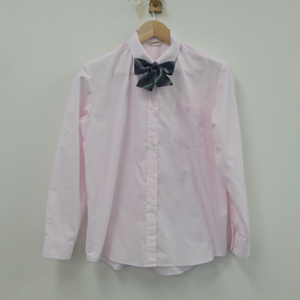 【中古】東京都 神田女学園高等学校 女子制服 4点（ニットベスト・シャツ）sf023205