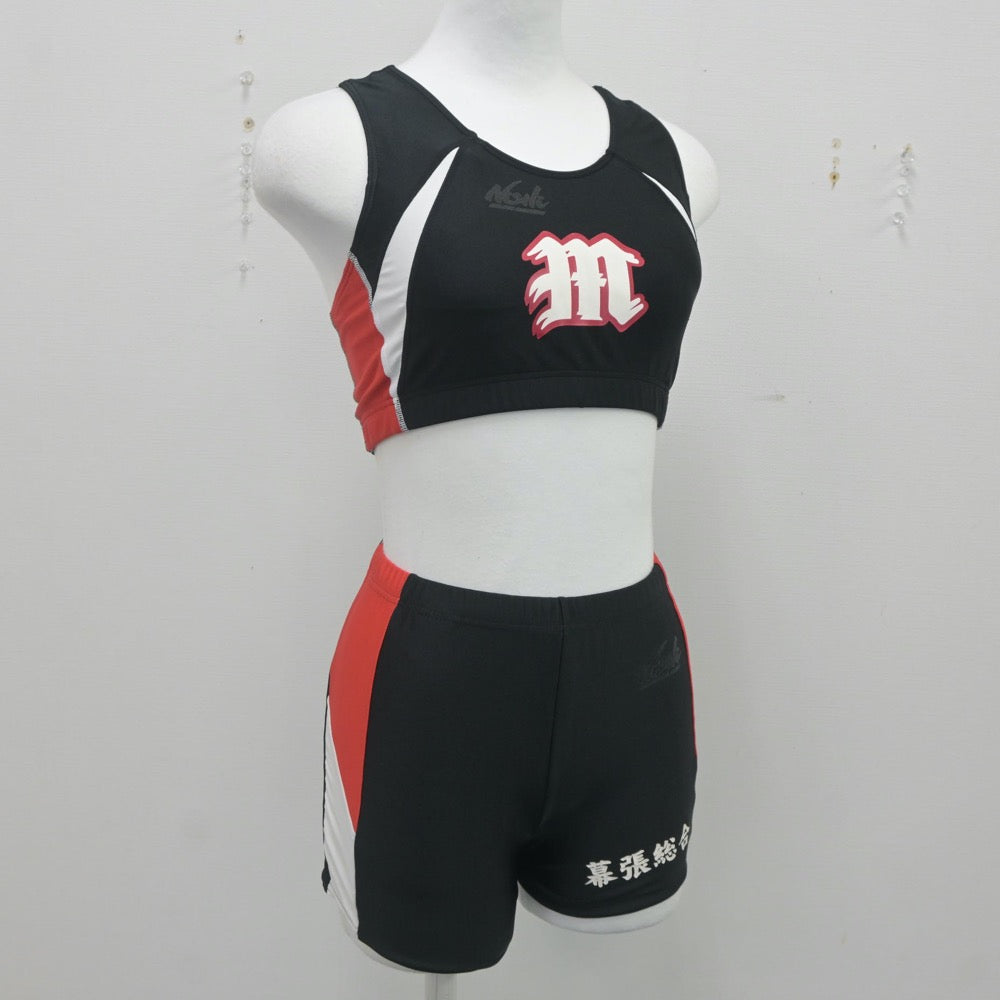 【中古】千葉県 幕張総合高等学校/陸上部ユニフォーム 女子制服 2点（部活ユニフォーム 上下）sf023209