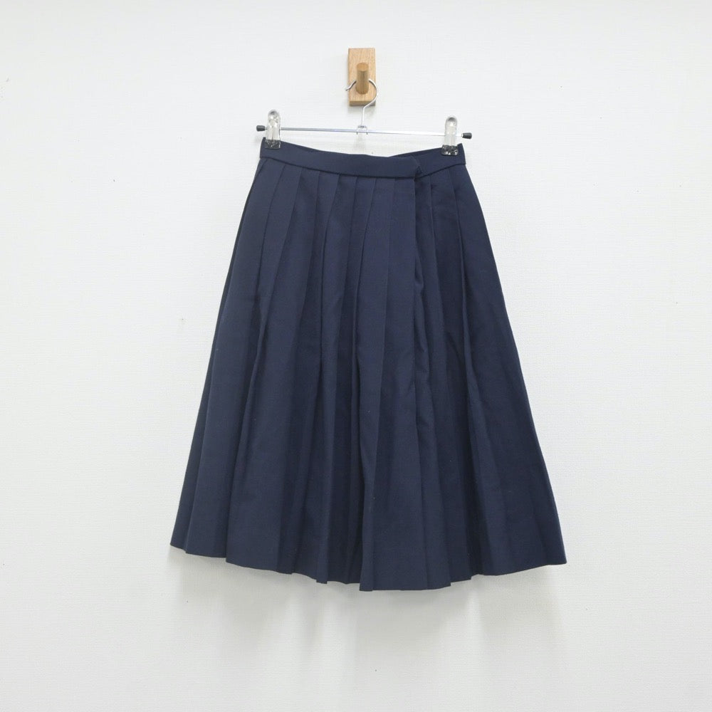 【中古】兵庫県 三木中学校 女子制服 3点（ブレザー・ニット・スカート）sf023212