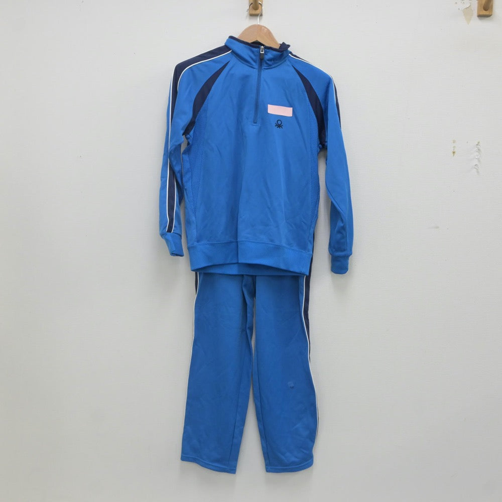 【中古】千葉県 幕張総合高等学校 女子制服 2点（ジャージ 上・ジャージ 下）sf023215