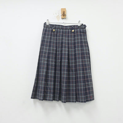 【中古】京都府 立命館宇治高等学校 女子制服 3点（シャツ・スカート）sf023226