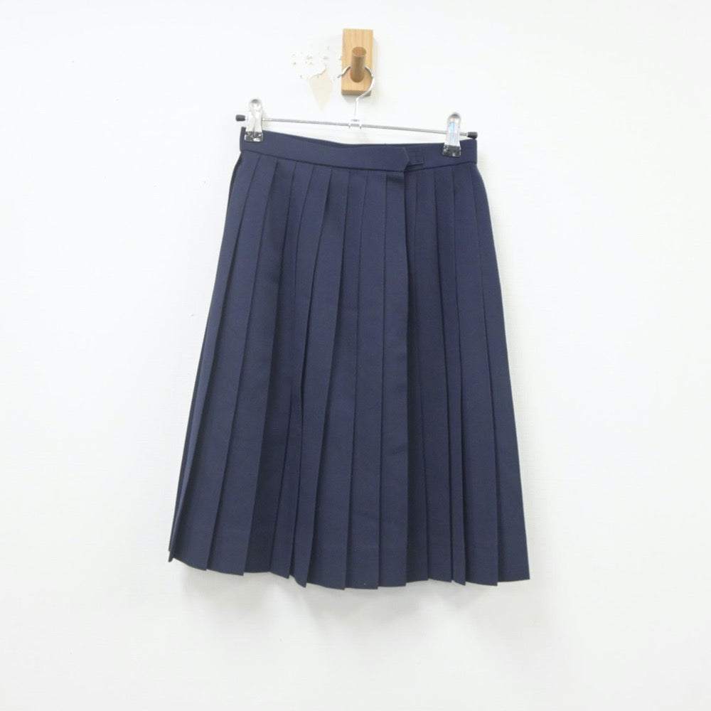 【中古】徳島県 第一中学校 女子制服 2点（セーラー服・スカート）sf023233