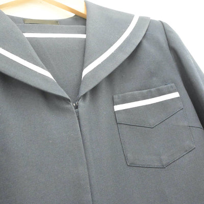 【中古】徳島県 第一中学校 女子制服 2点（セーラー服・スカート）sf023233