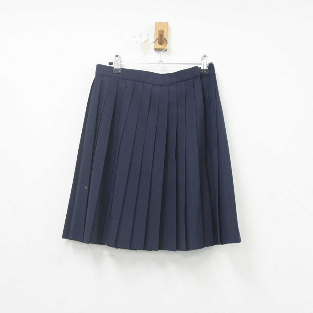 【中古】徳島県 第一中学校 女子制服 2点（セーラー服・スカート）sf023236