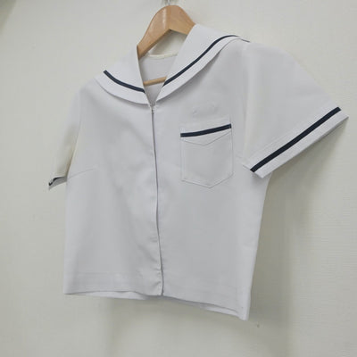 【中古】徳島県 第一中学校 女子制服 2点（セーラー服・スカート）sf023236