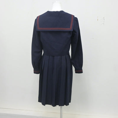 【中古】福岡県 福岡女学院高等学校 女子制服 3点（セーラー服・ジャンパースカート）sf023242