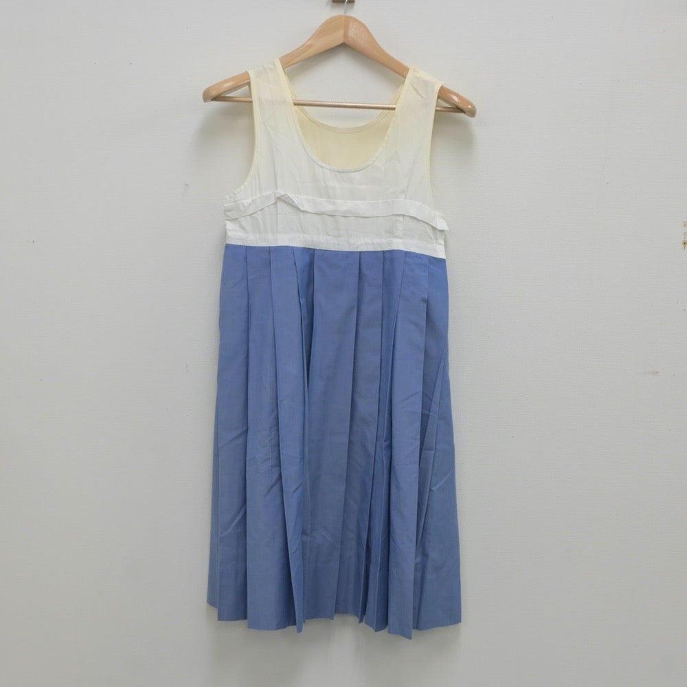 【中古】福岡県 福岡女学院高等学校 女子制服 2点（ジャンパースカート）sf023244