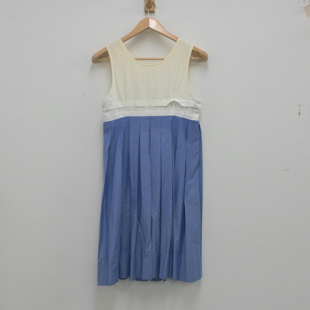 【中古】福岡県 福岡女学院高等学校 女子制服 2点（ジャンパースカート）sf023244