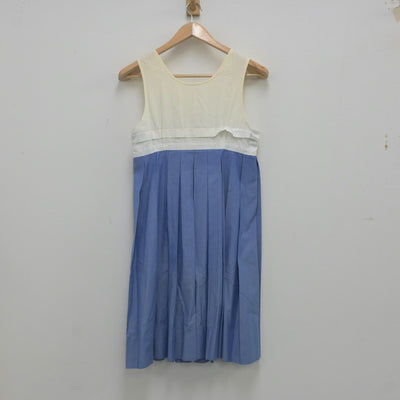 【中古】福岡県 福岡女学院高等学校 女子制服 2点（ジャンパースカート）sf023244