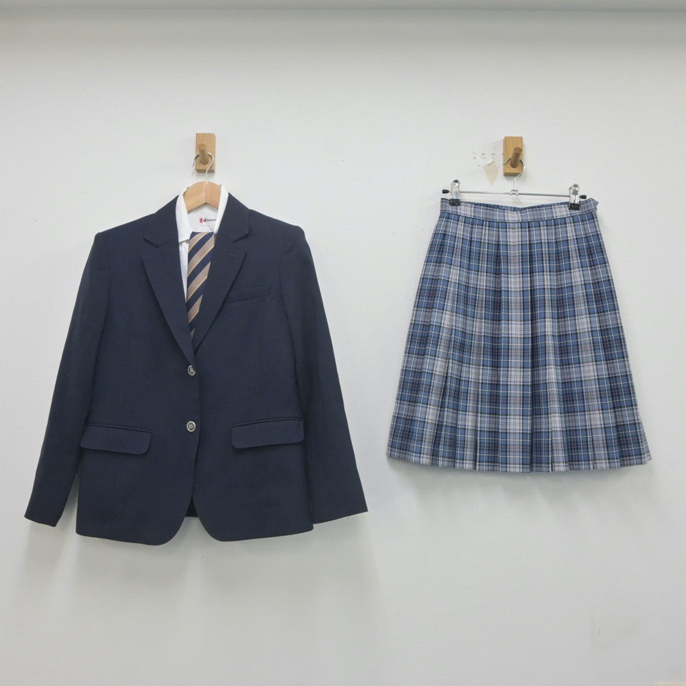 【中古】愛知県 刈谷東高等学校 女子制服 4点（ブレザー・シャツ・スカート）sf023252