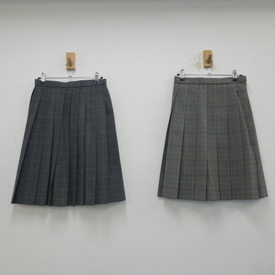 【中古】茨城県 牛久栄進高等学校 女子制服 2点（スカート）sf023260