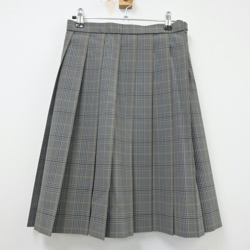 【中古】茨城県 牛久栄進高等学校 女子制服 2点（スカート）sf023260