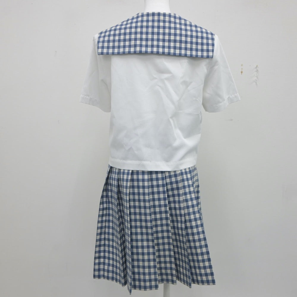 【中古】宮城県 聖和学園高等学校 女子制服 2点（セーラー服・スカート）sf023263