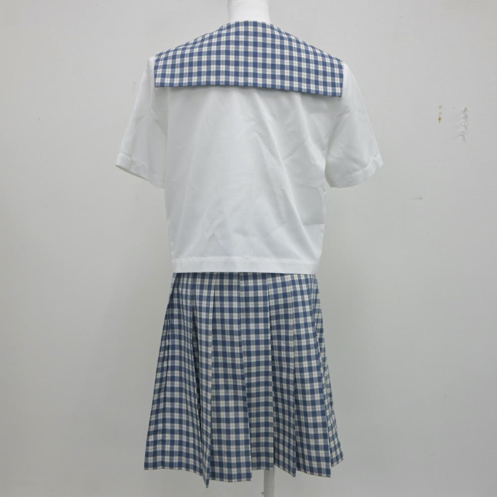 【中古】宮城県 聖和学園高等学校 女子制服 2点（セーラー服・スカート）sf023264