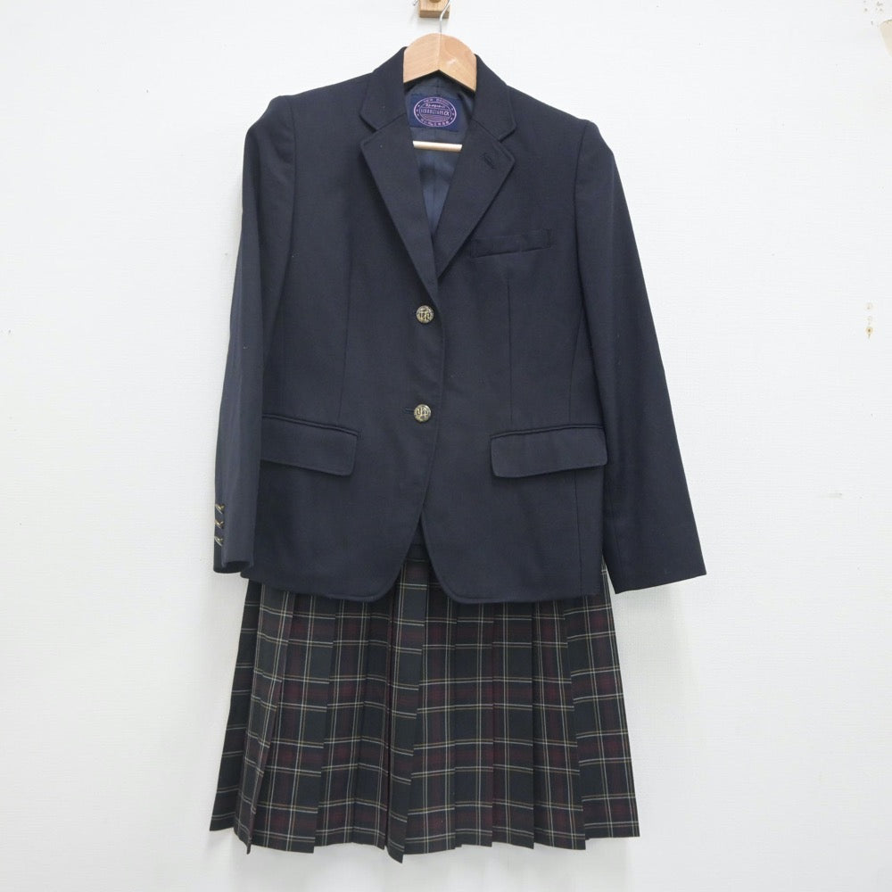 【中古】兵庫県 多聞東中学校 女子制服 2点（ブレザー・スカート）sf023265