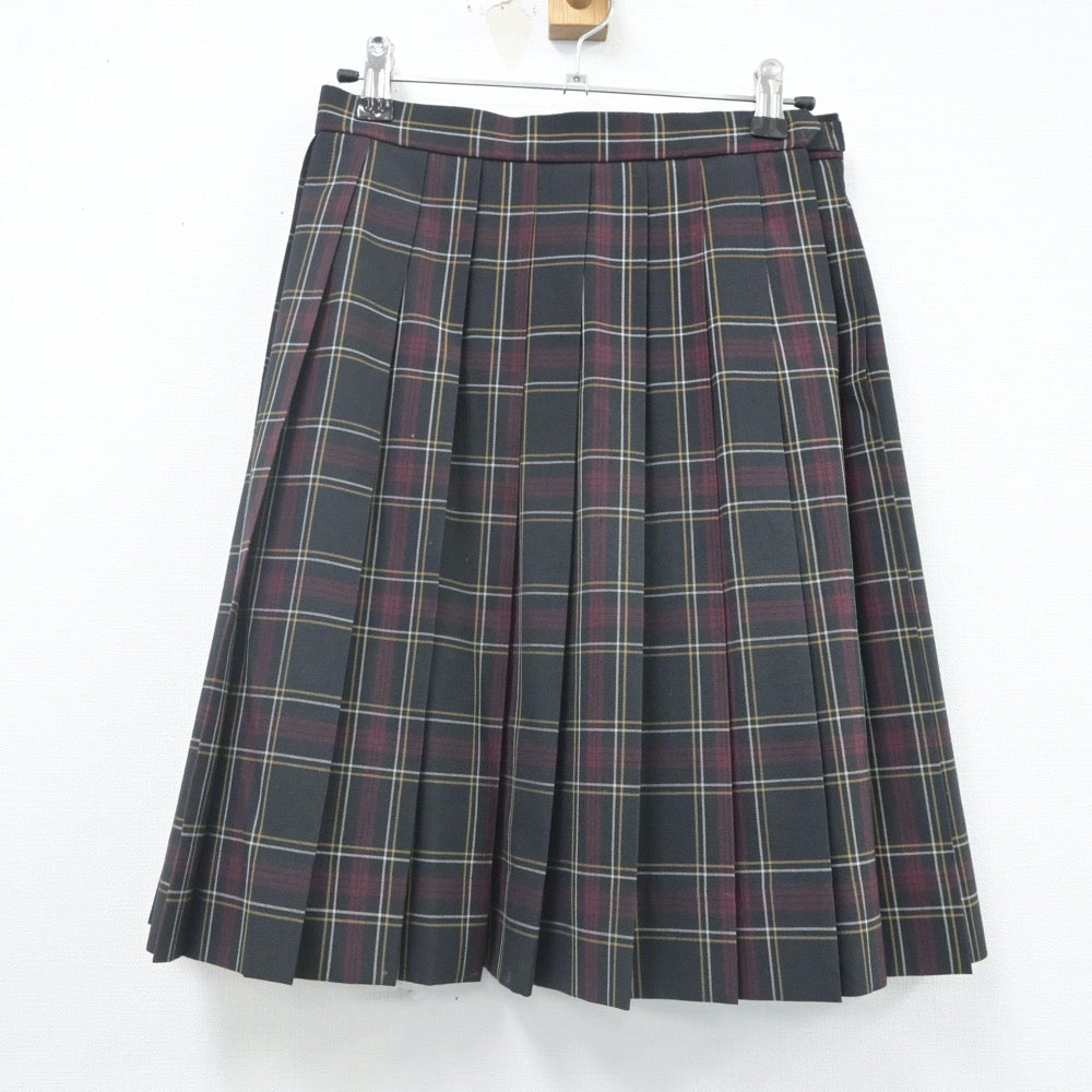 【中古】兵庫県 多聞東中学校 女子制服 3点（ニット・スカート）sf023266