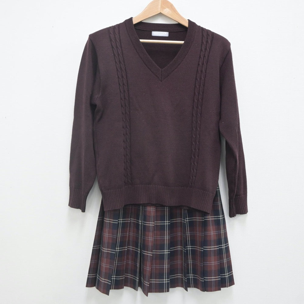 中古制服】兵庫県 明石高等学校 女子制服 4点（ブレザー・ニット・スカート）sf023267【リサイクル学生服】 | 中古制服通販パレイド