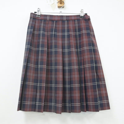 【中古】兵庫県 明石高等学校 女子制服 2点（ニットベスト・スカート）sf023268