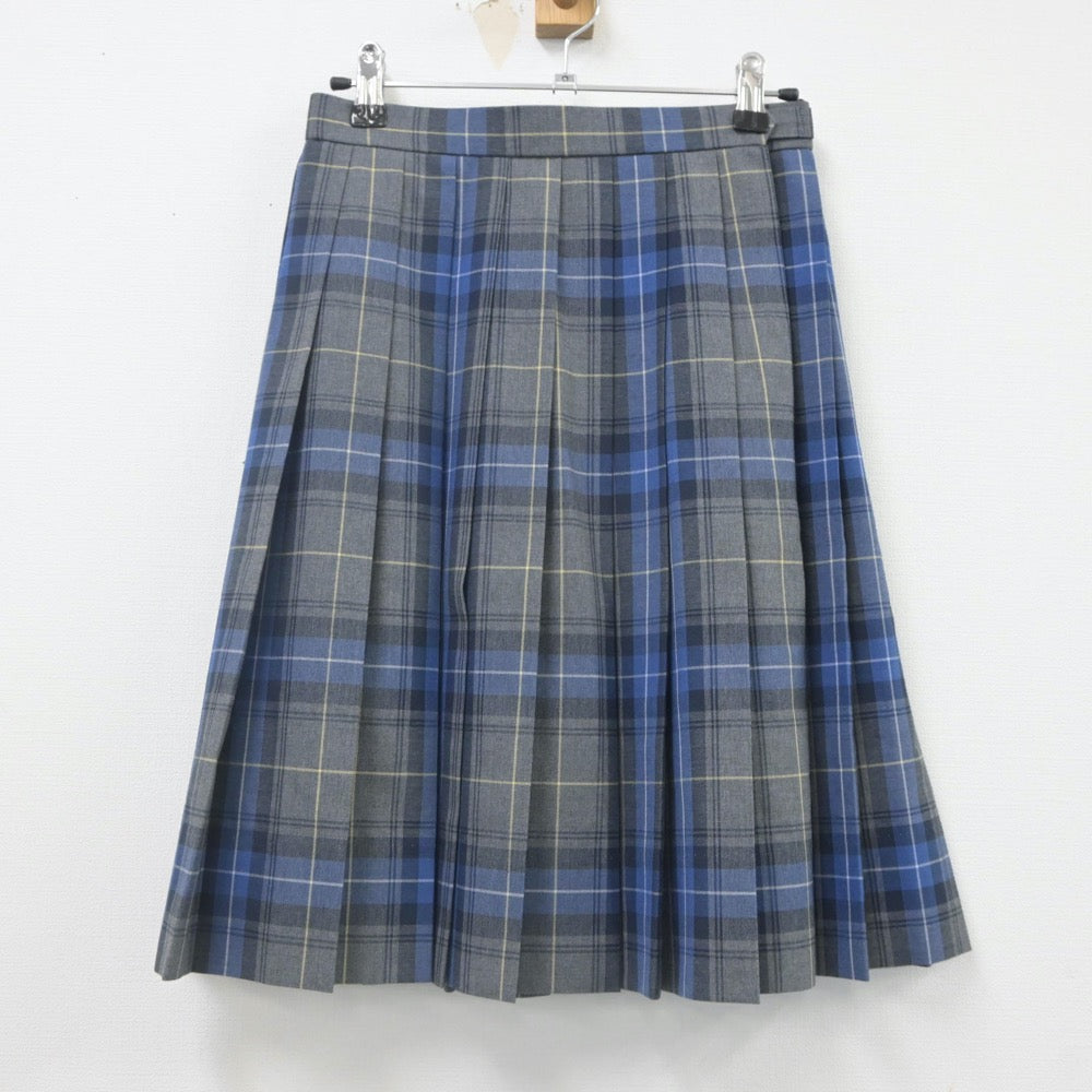 【中古】東京都 麹町学園女子中学校 女子制服 4点（ニットベスト・シャツ・シャツ・スカート）sf023271