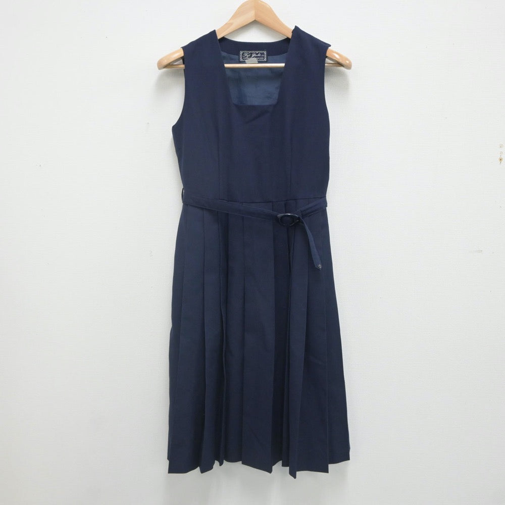 中古制服】東京都 足立谷中中学校 女子制服 4点（セーラー服 