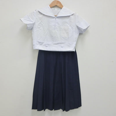 【中古】大阪府 樟蔭中学校・高等学校 女子制服 1点（セーラー服）sf023278