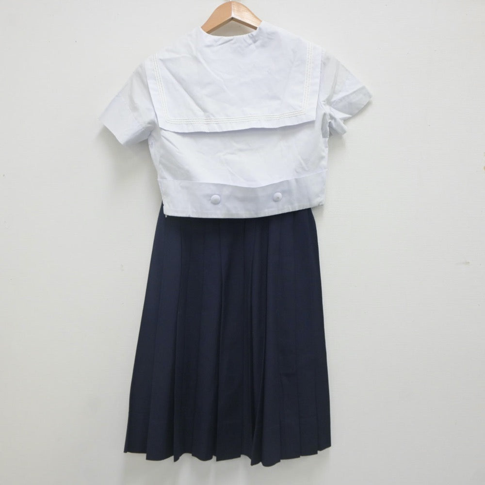 【中古】大阪府 樟蔭中学校・高等学校 女子制服 1点（セーラー服）sf023278